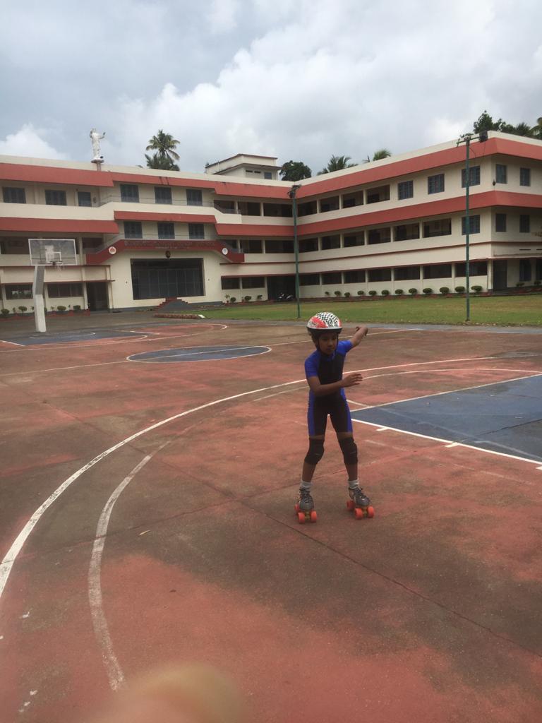 Skating at Don Bosco School Vaduthala