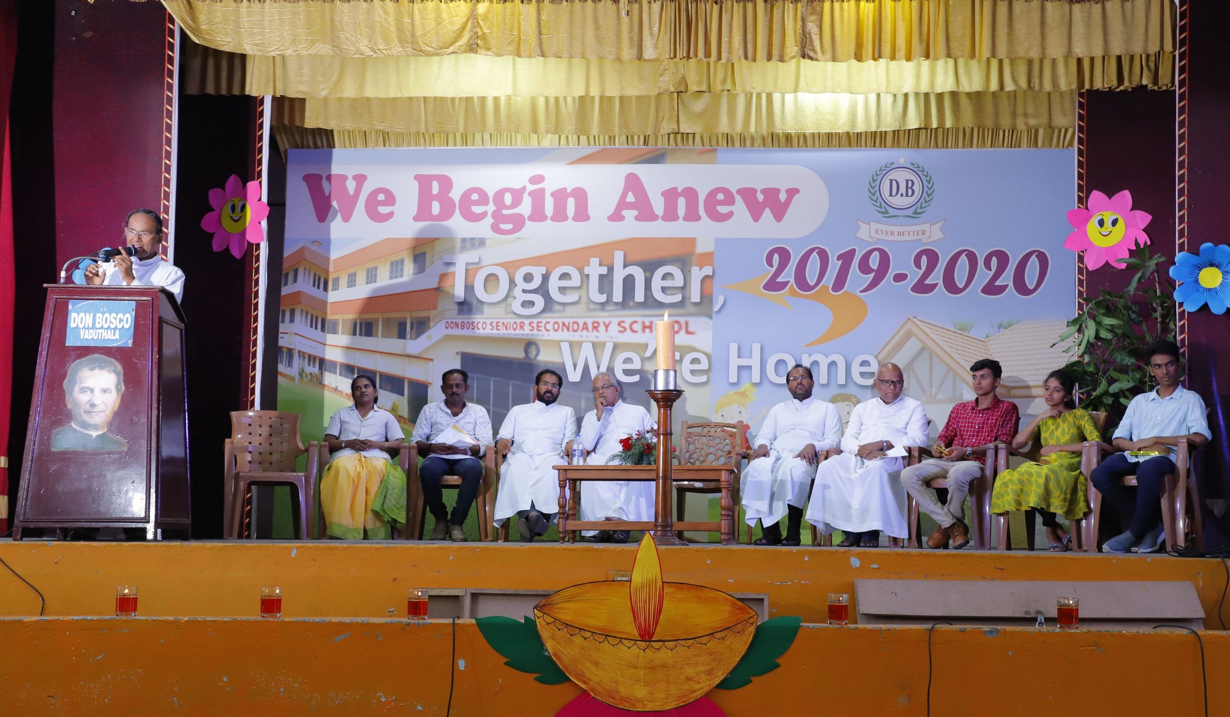 Inauguration of academic year at Don Bosco Senior Secondary School Vaduthala
